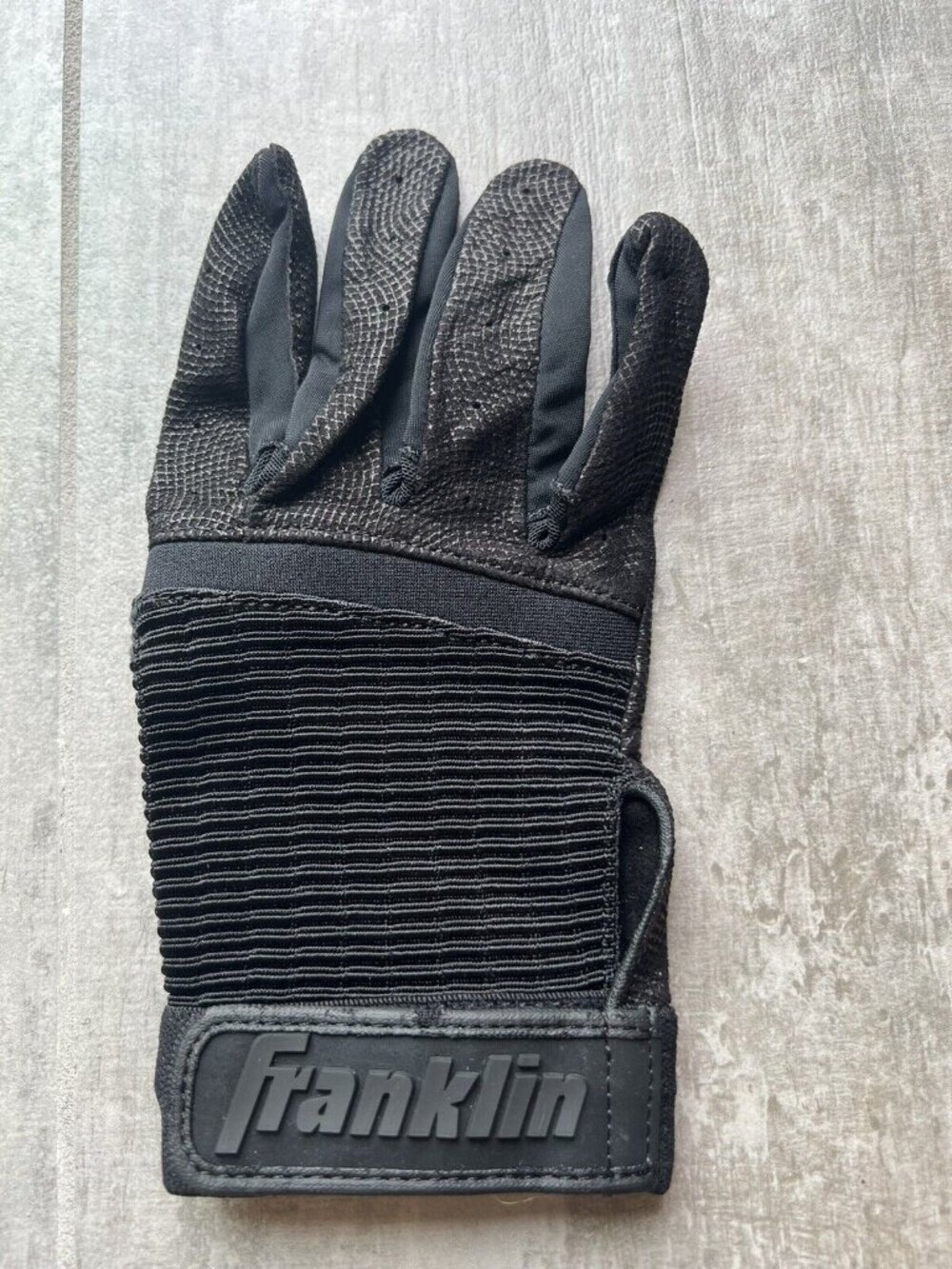 Franklin Adult MLB Digital Pro Classic Batting Glove Right Hand M Black EUC